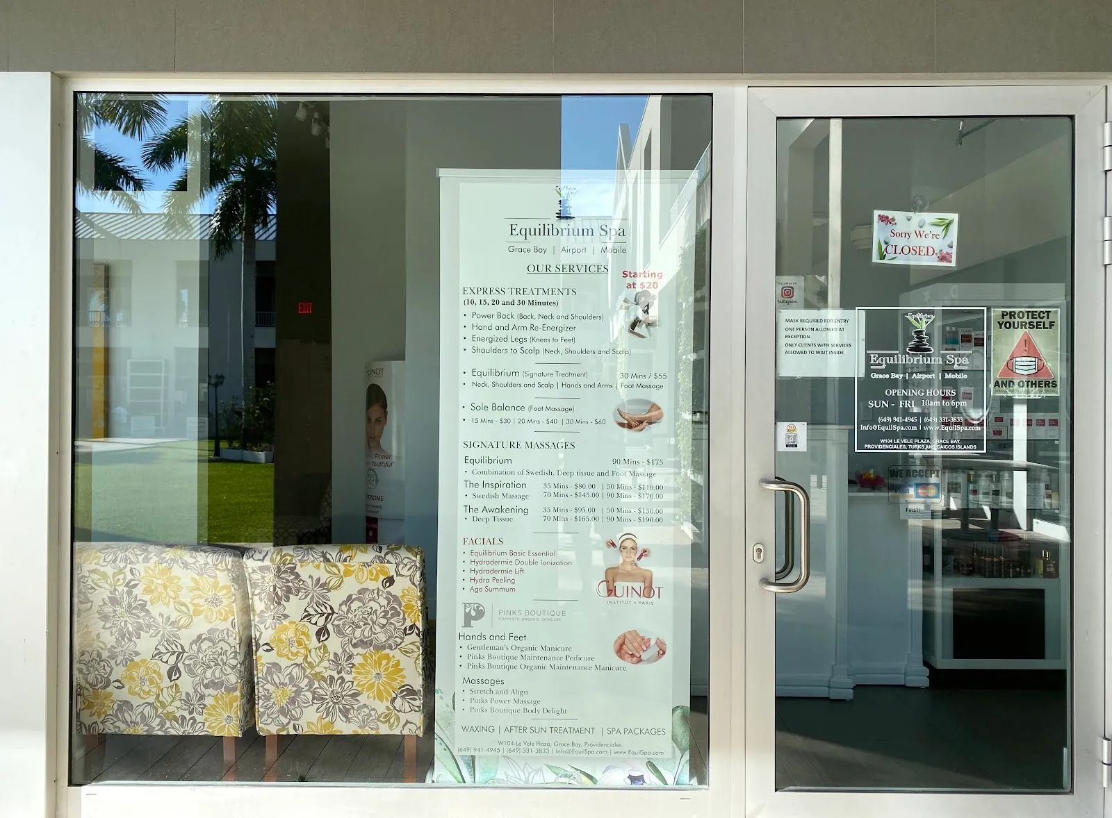 Equilibrium Spa Grace Bay, Airport and Mobile